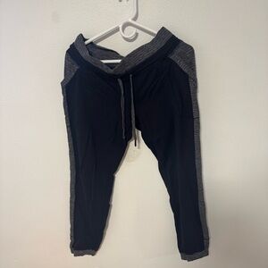Lululemon Black and Gray Reversible Joggers